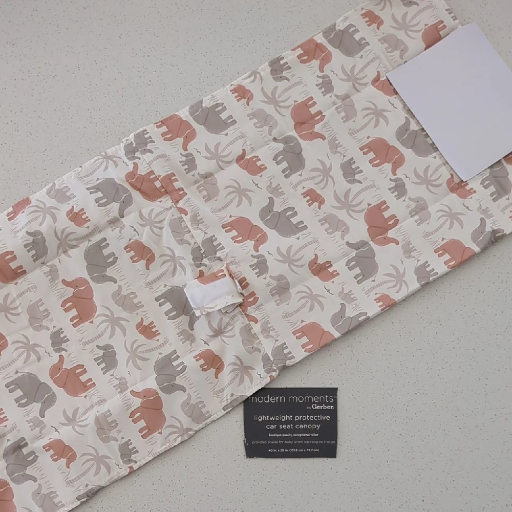 Baby Gift Set - Cream and Gray Baby Bibs, 2 Pairs Of Socks, Car Seat Cover